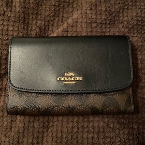 Coach trifold wallet